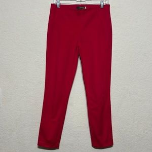 Crosby.  red stretch skinny pants size 6